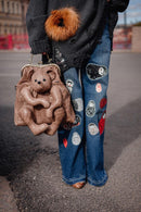 Teddy Bear Retro Clasp Bag