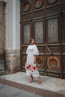White Embroidered Dress