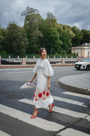 White Embroidered Dress