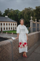 White Embroidered Dress