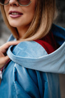 Handmade Embroidered Cotton Velvet Hoodie