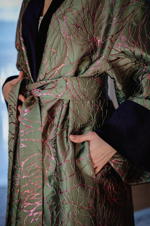 Jacquard Kimono