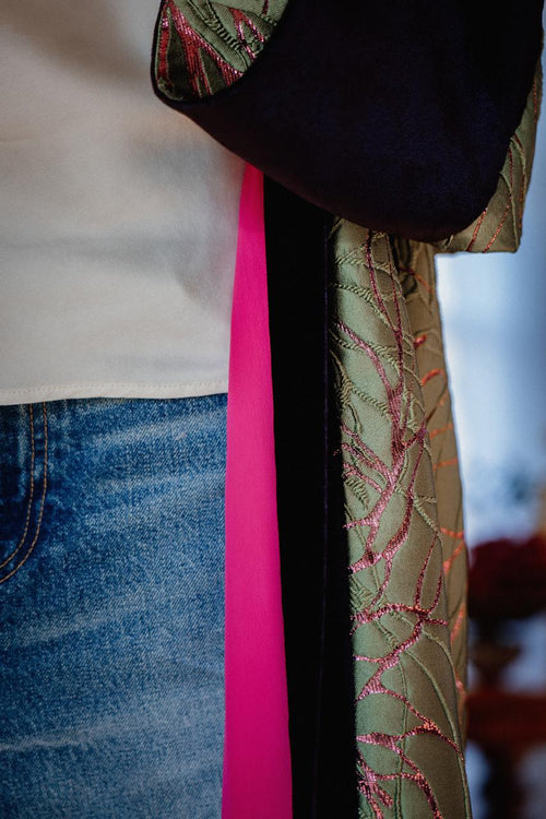 Jacquard Kimono