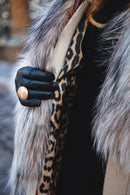 Ivory Cashmere Coat in Russian Style