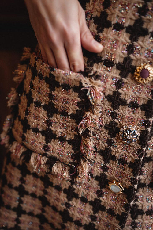 Tweed Maxi Dress