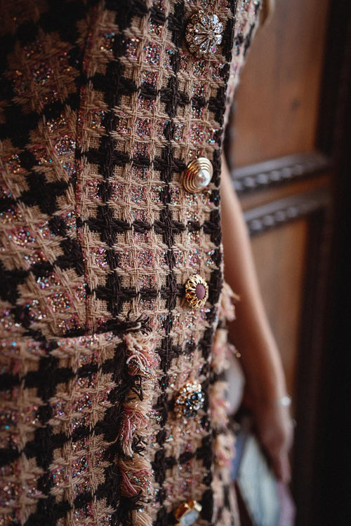 Tweed Maxi Dress