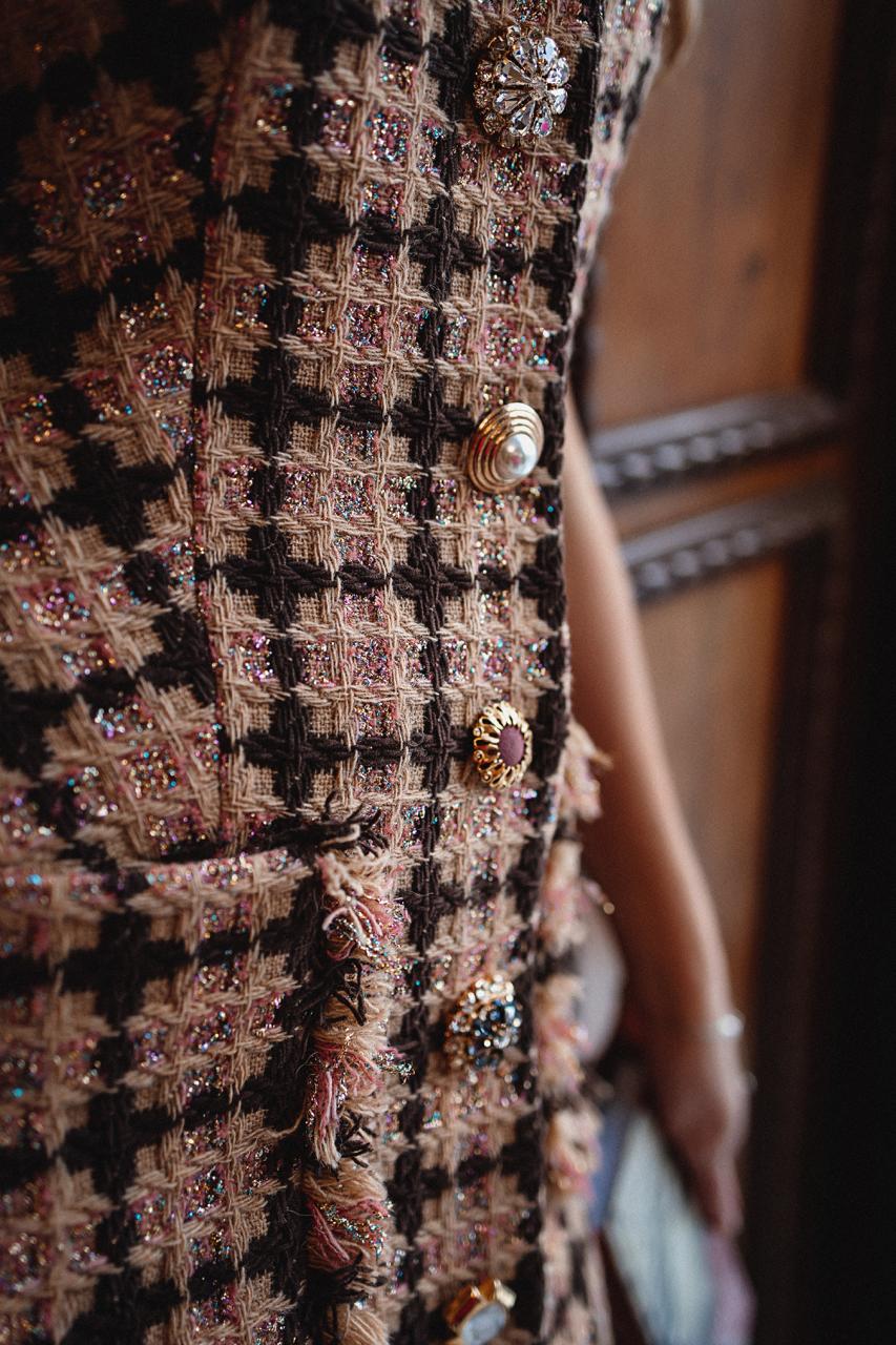 Tweed Maxi Dress