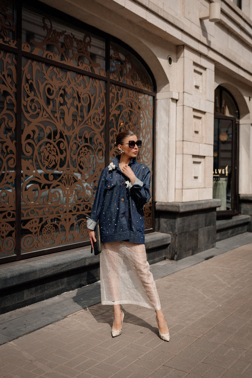 Organza Maxi Skirt