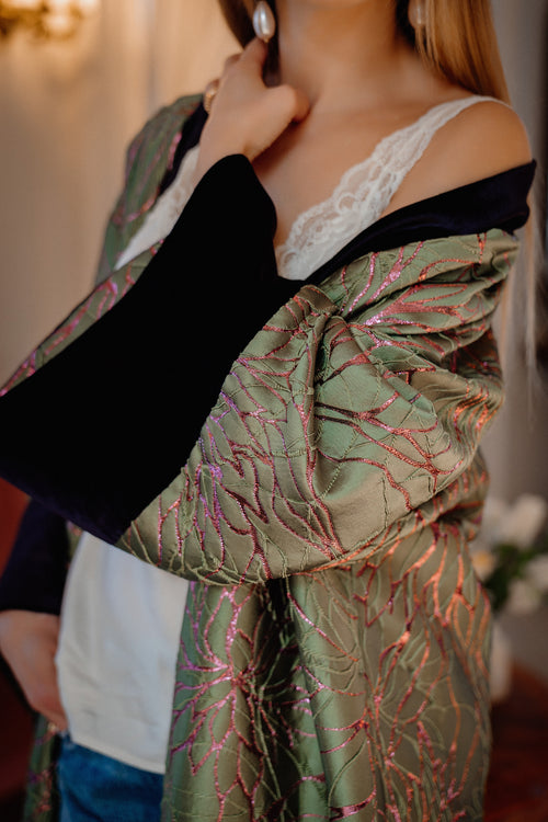 Jacquard Kimono