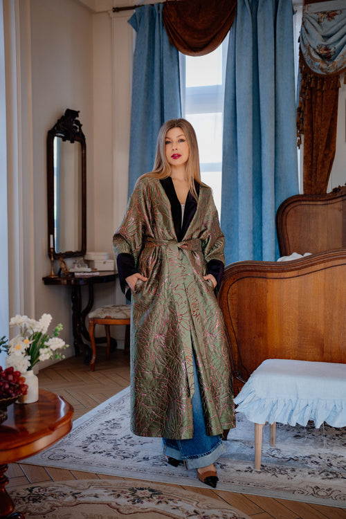 Jacquard Kimono
