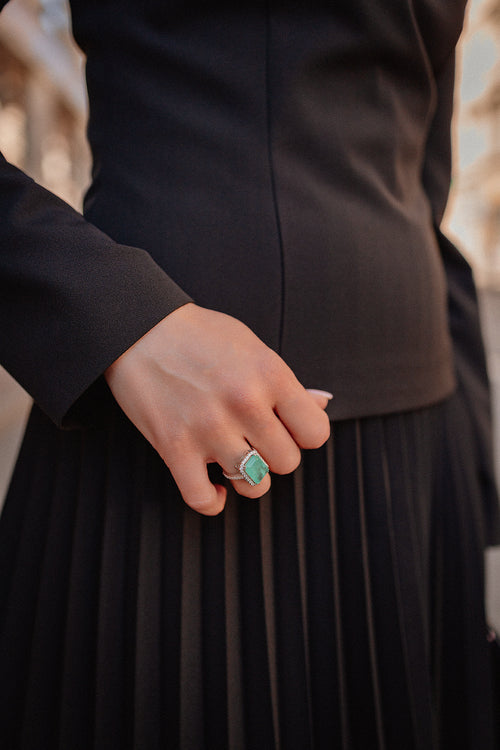 Black Pleated Skirt and Top Set