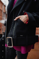 Embellished Wool Coat