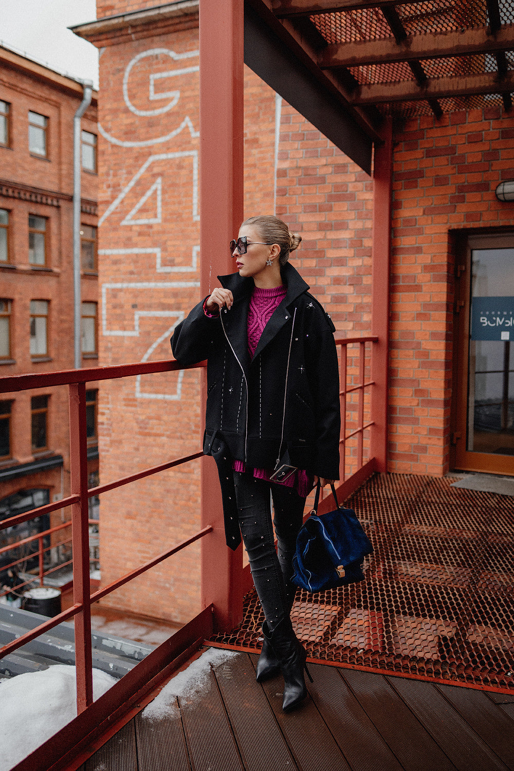 Embellished Wool Coat