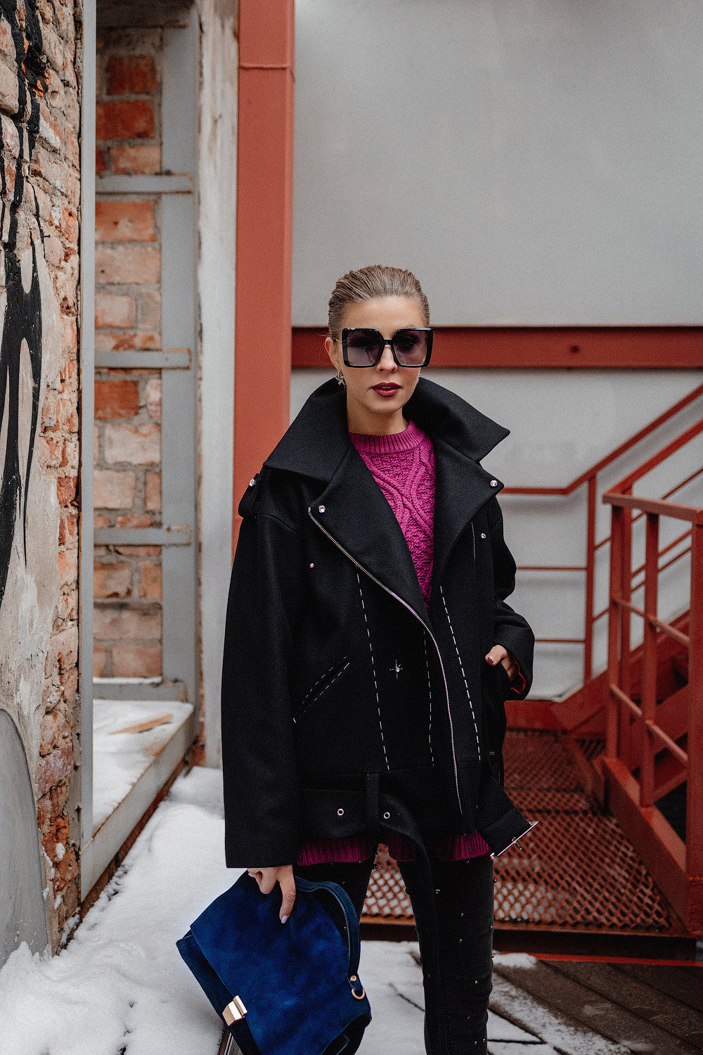 Embellished Wool Coat
