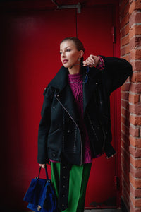 Embellished Wool Coat